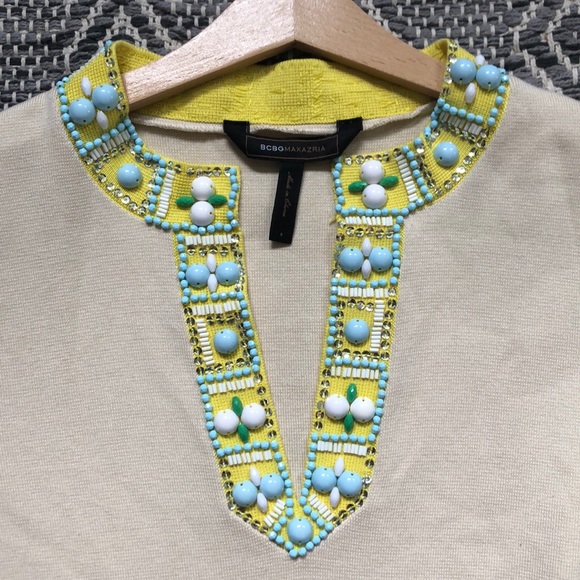 Stunning beaded BCBG MaxAzria dress - Picture 2 of 5